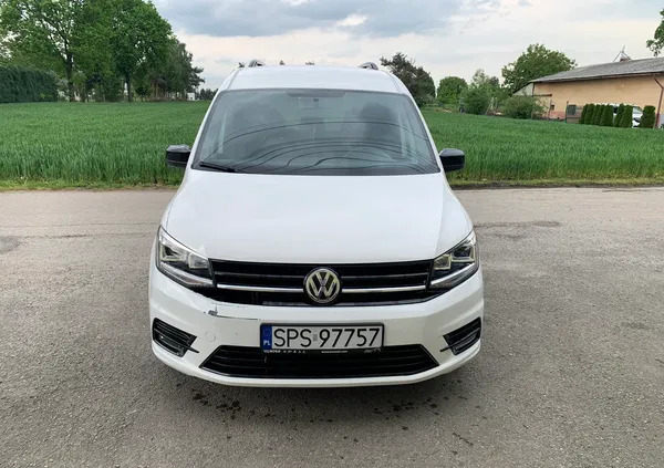 volkswagen caddy Volkswagen Caddy cena 76000 przebieg: 130452, rok produkcji 2018 z Pszczyna